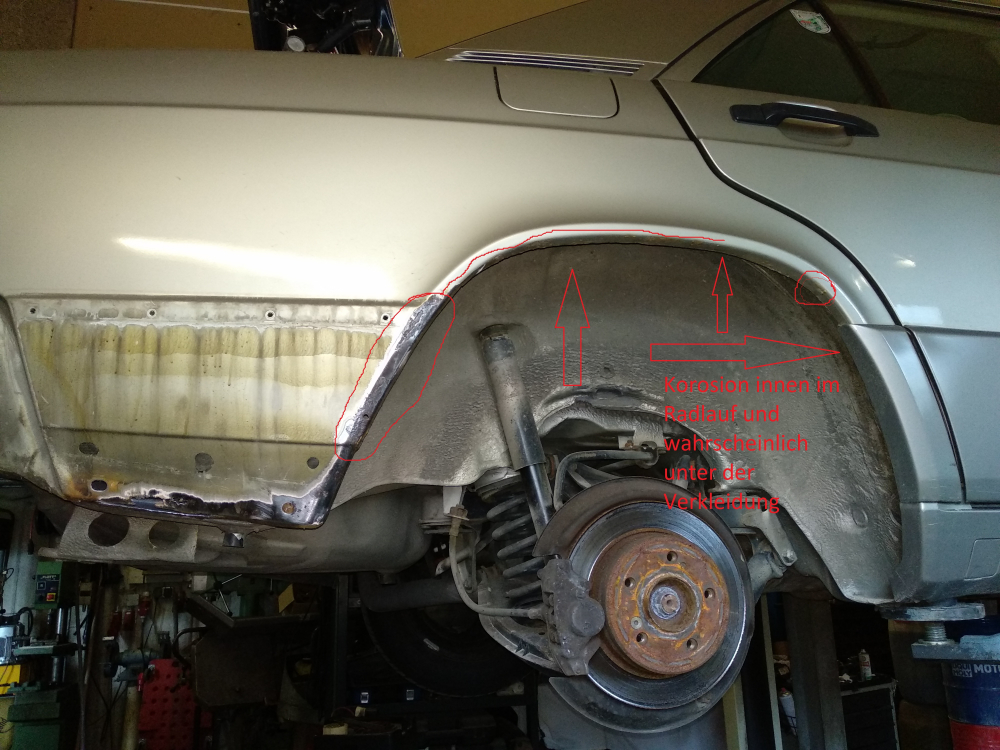 Seitenteil reparieren - kompletten Radlauf innen und außen instandsetzen und lackieren